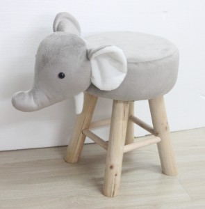 52CM ELEPHANT FOOTSTOOL