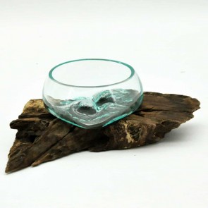 #1 XXXS TEAK ROOT BLOWN GLASS