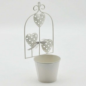 HEART DESIGN SINGLE WALL PLANTER