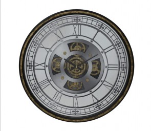 50CM WALL CLOCK WITH MOVING GEARS