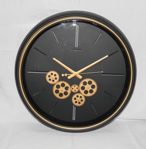 50CM BLACK WALL CLOCK