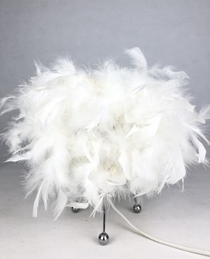 25CM WHITE BEDSIDE TABLE LAMP