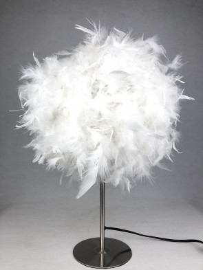 60CM WHITE TABLE LAMP