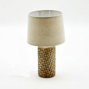 LAMP AND SHADE 38cm