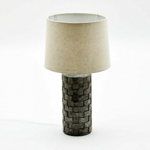 LAMP AND SHADE 38cm