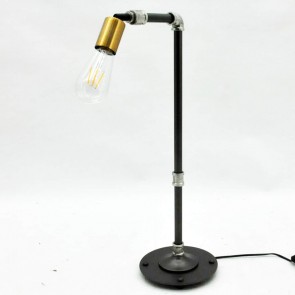64CM METAL BLACK TABLE LAMP (G125)