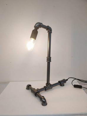 49CM METAL INDUSTRIAL PIPPING TABLE LAMP
