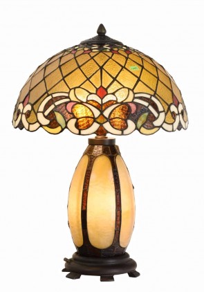 16" DOUBLE TIFFANY LAMP 57x40x40cm