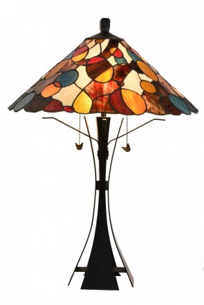 21" TIFFANY LAMP 74x52x52cm