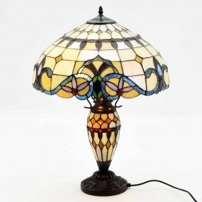 18" DOUBLE TIFFANY LAMP