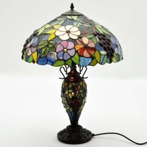 18" DOUBLE TIFFANY LAMP