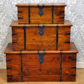 101cmX45cmX46cm ACACIA SET 3 BOXES