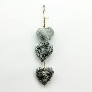SET 3 WHITE WASH HEARTS